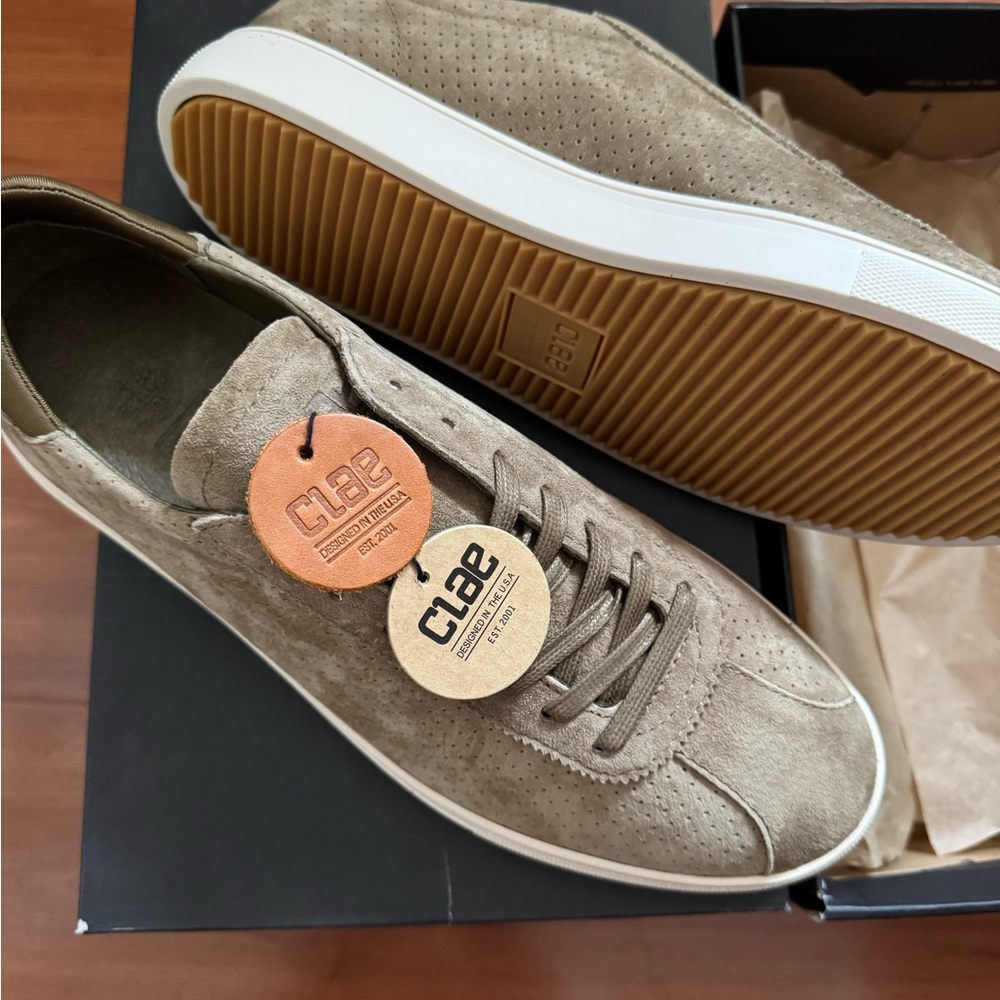 NEW Clae Noah suede sneakers